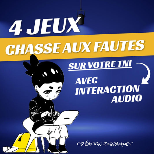 Ensemble 4 jeux interactifs ¨Mission sans faute!¨