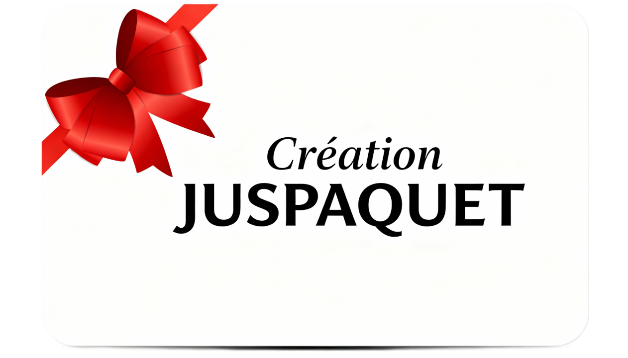 Carte-cadeau Création JUSPAQUET