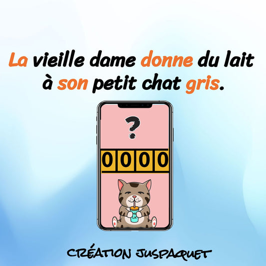 Jeu interactif ¨Les classes de mots¨