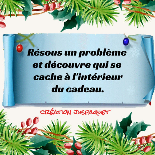 Jeu interactif de Noël (problèmes à résoudre)