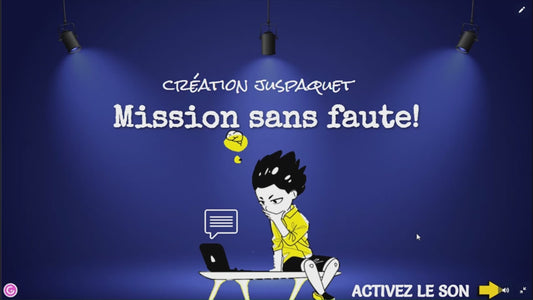 Ensemble 4 jeux interactifs ¨Mission sans faute!¨