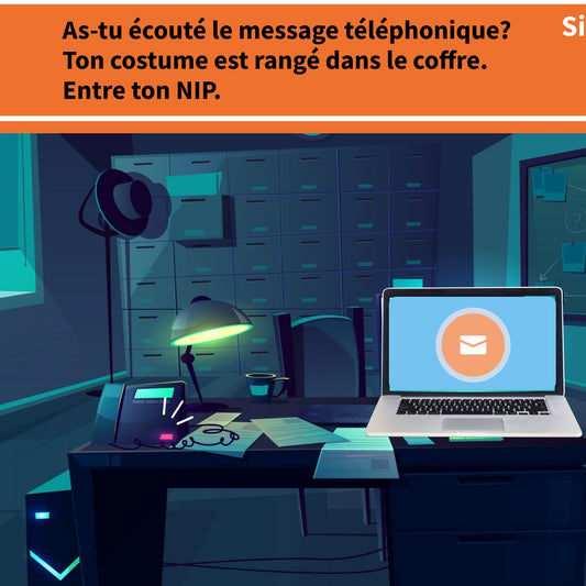 Jeu d'évasion interactif ¨Superhéros en action¨