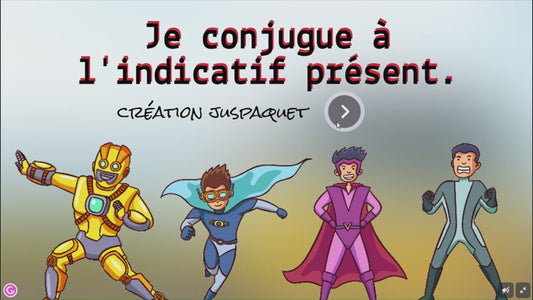 8 jeux interactifs conjugaison (ensemble #1)