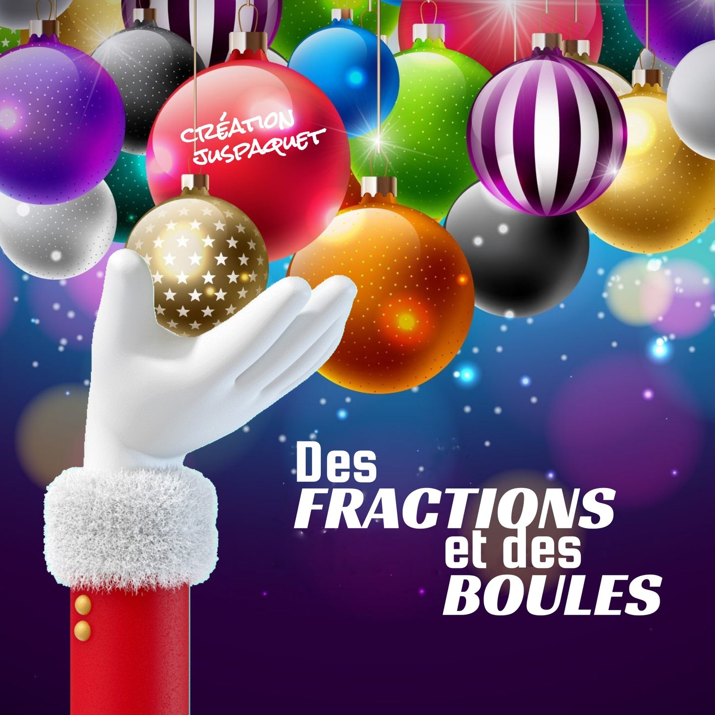 Jeu interactif de Noël (fractions)