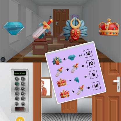 Jeu d'évasion interactif ¨LES PORTES VERROUILLÉES¨