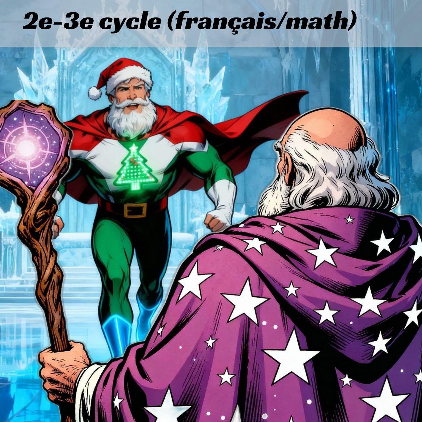 Jeu d'évasion interactif SUPERPAPI-NOËL À LA RESCOUSSE!