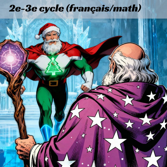 Jeu d'évasion interactif SUPERPAPI-NOËL À LA RESCOUSSE!