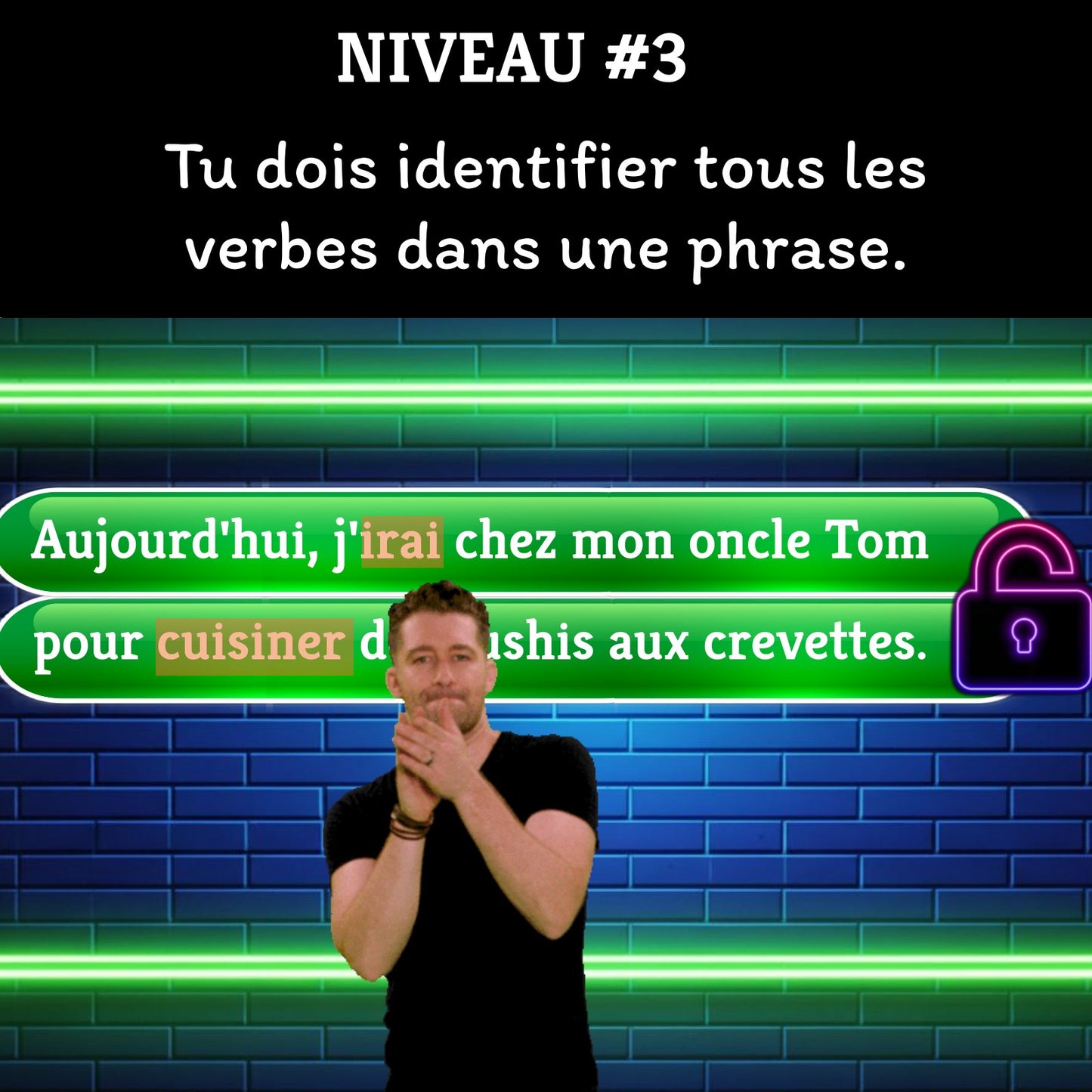 Jeu interactif LE VERBE