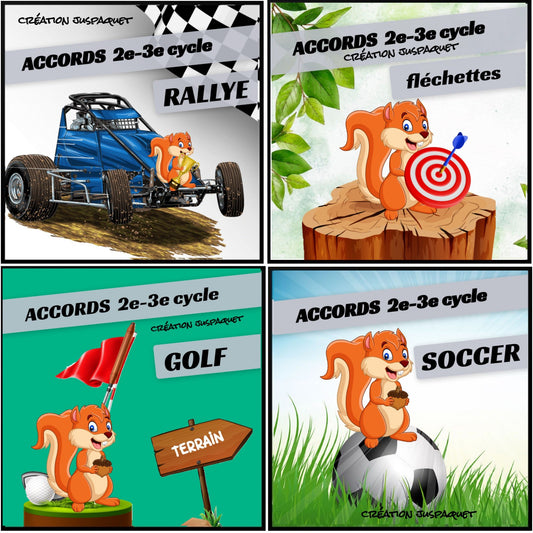 Ensemble 4 jeux interactifs ACCORDS GN