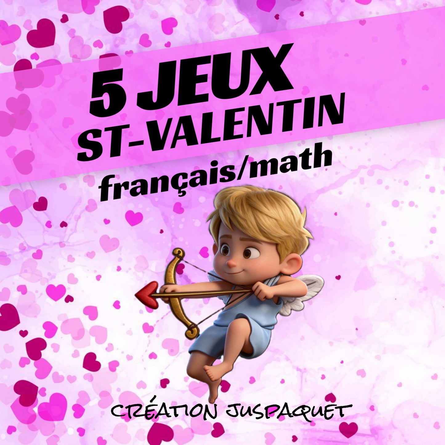 Ensemble 5 jeux ST-VALENTIN