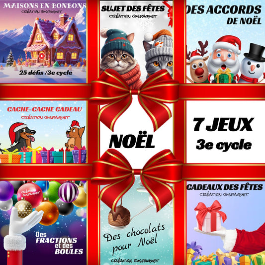 Ensemble de Noël (7 jeux / 3e cycle)