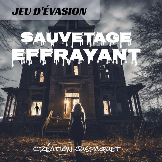 Jeu d'évasion interactif ¨Sauvetage effrayant¨