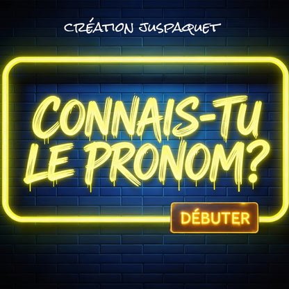 Jeu interactif LE PRONOM