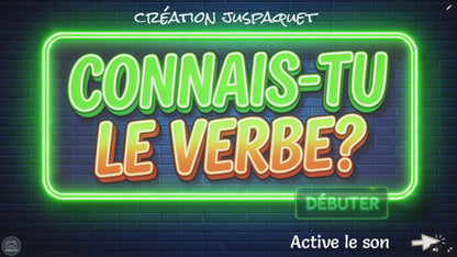 Jeu interactif LE VERBE