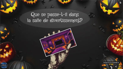 Jeu d'évasion interactif Halloween