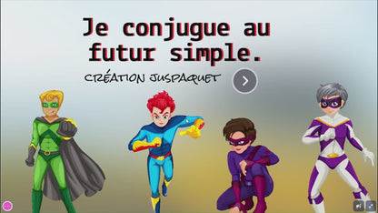 8 jeux interactifs conjugaison (ensemble #1)