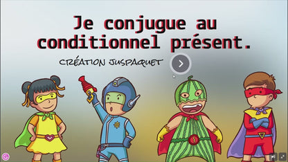 8 jeux interactifs conjugaison (ensemble #1)