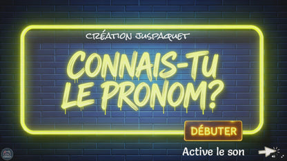 Jeu interactif LE PRONOM